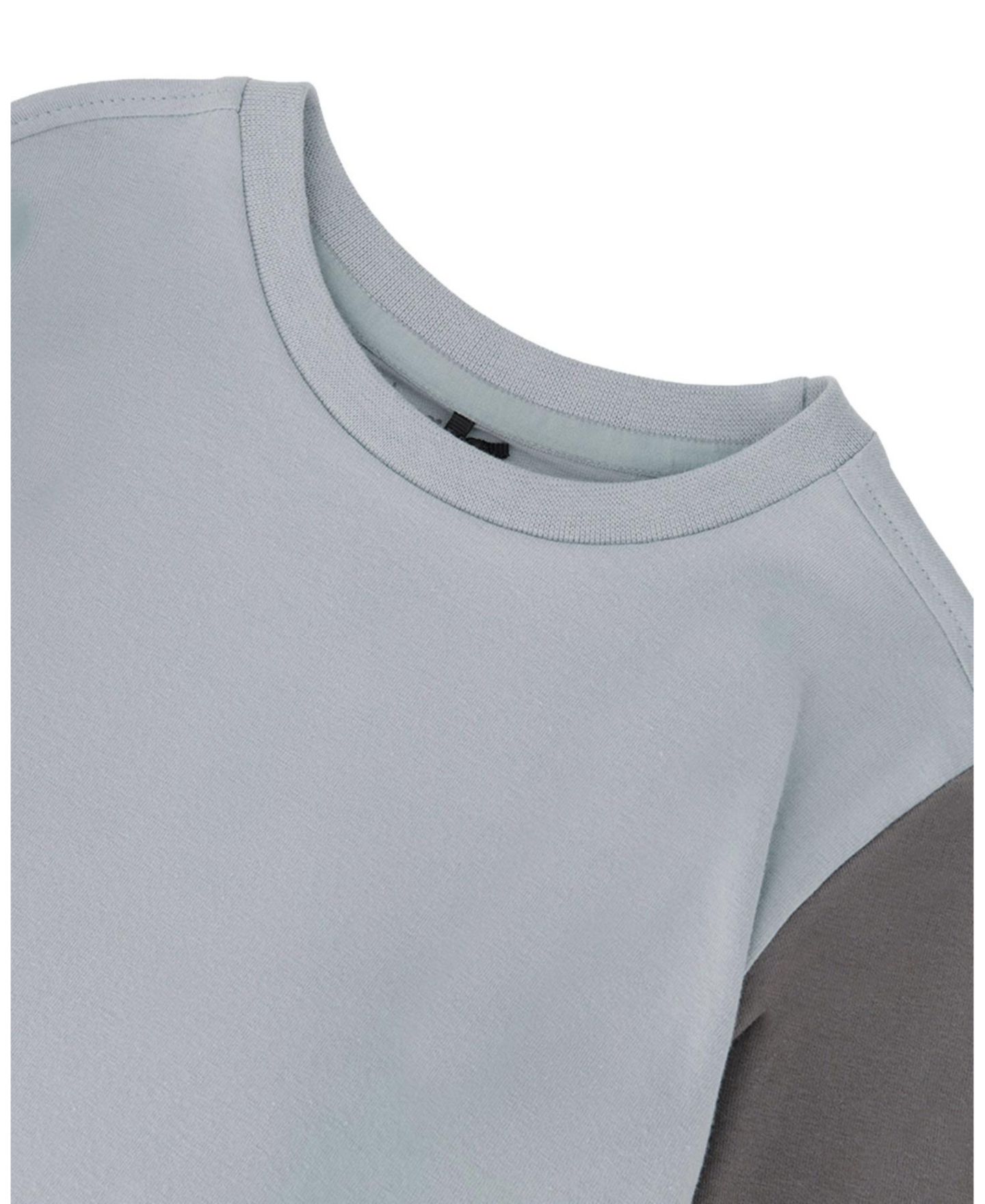 Футболка Deux par Deux Long Sleeve Cotton для мальчиков, цвет: Небесно-голубой — фото 3