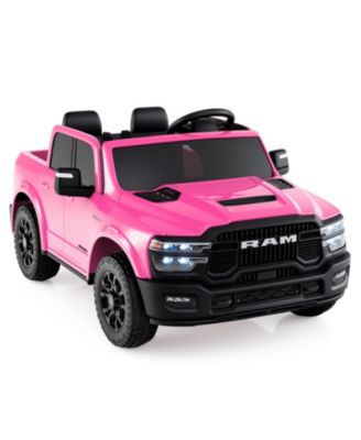2-Seater 24V Ride-On Ram Truck Licensed with Remote and Music for Big Kids