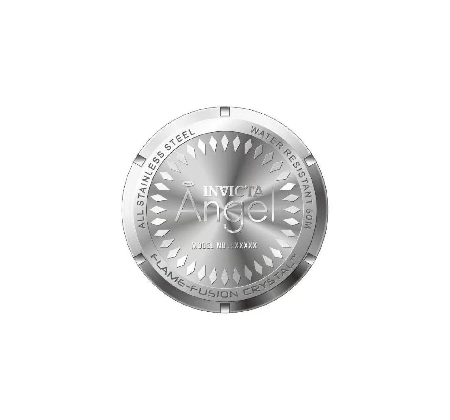 Женские часы Invicta Quartz Angel 3 Hand Water-Resistant Stainless Steel, 38mm, цвет: Розовое золото / Нержавеющая сталь — фото 3
