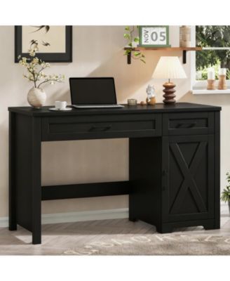 Executive Storage Cabinet Computer Desk