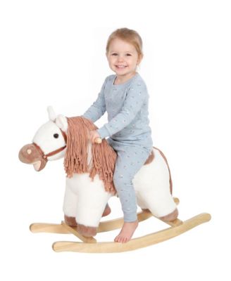 Baby Rocking Horse Plush With Realistic Sounds, 88 Lbs. Capacity, Ages 2-5