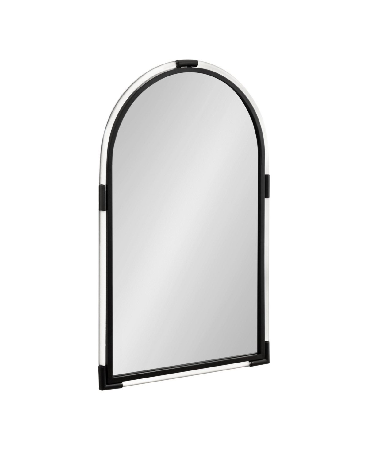 Kate and Laurel Arceo Arched Wall Mirror Bathroom for Over Sink