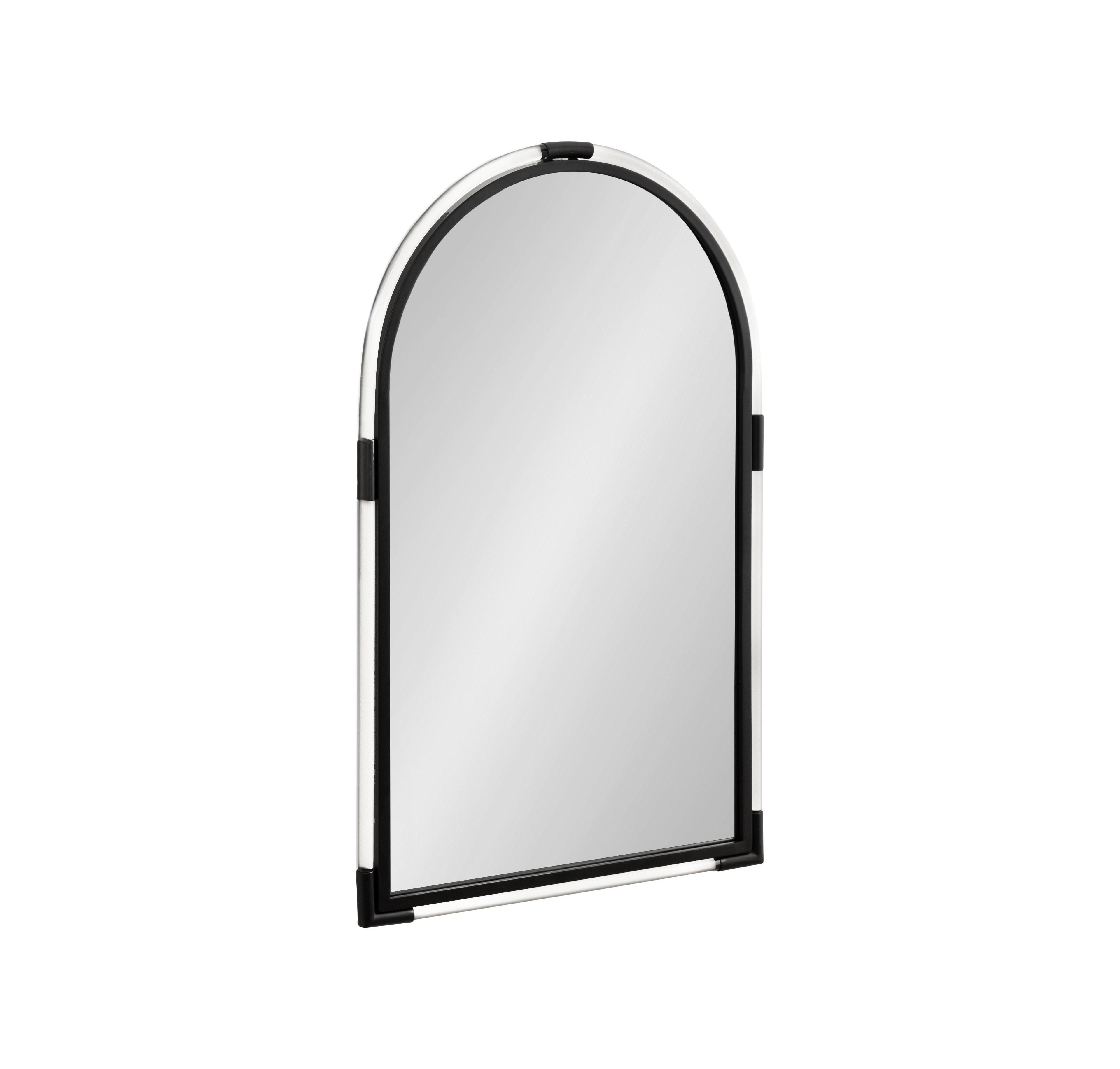 Kate and Laurel Arceo Arched Wall Mirror Bathroom for Over Sink