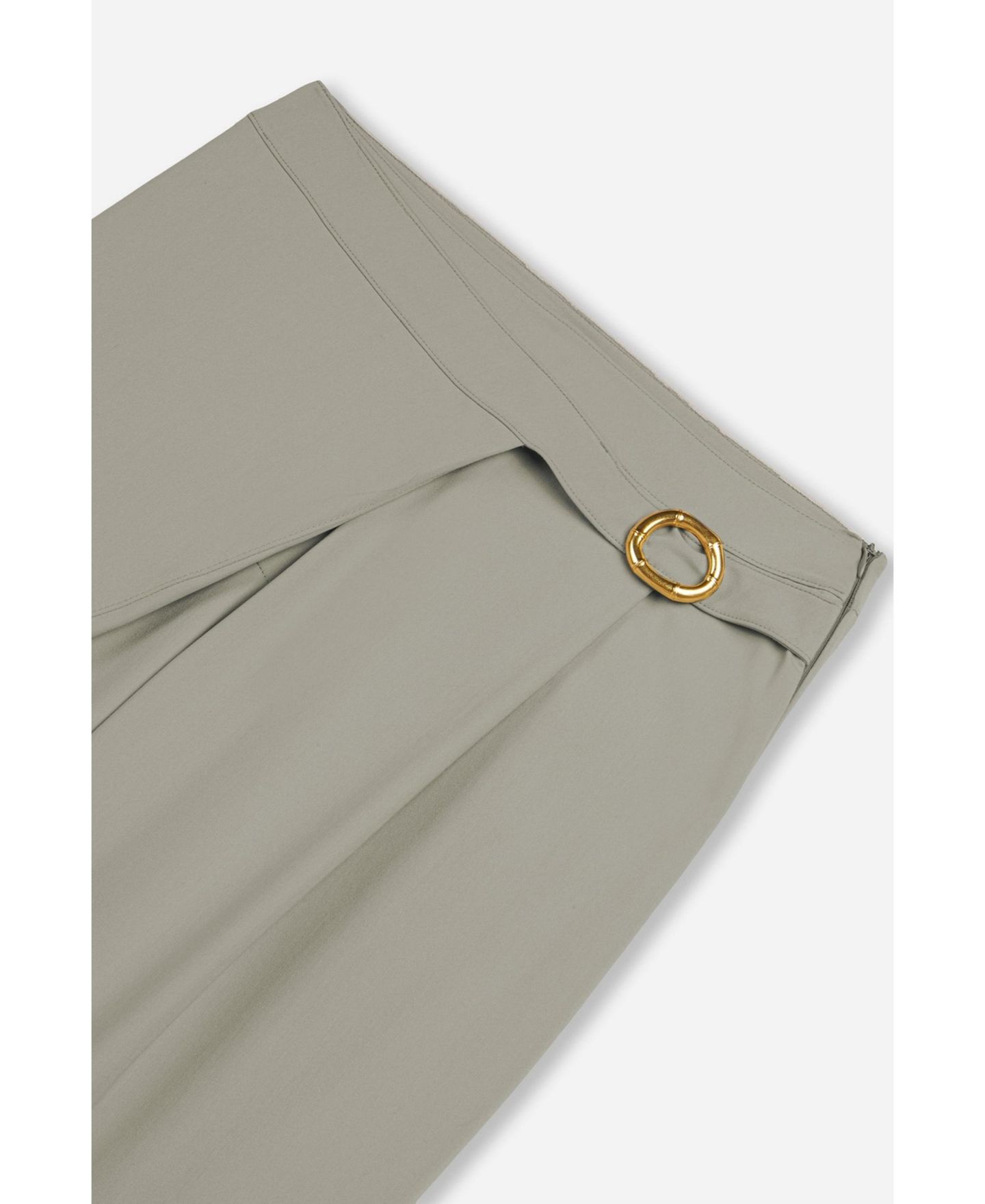 Женские брюки NOCTURNE Accessory Detail Straight Leg, цвет: Мятный зелёный — фото 7