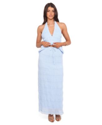 Women's Valana High-Waisted Maxi Pull-On Skirt