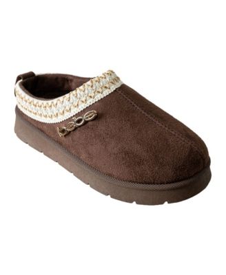Little Girls Chatz Memory-Foam Round-Toe Decorative-Collar Slippers