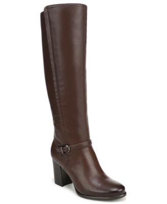 Women's Sasha Faux Leather Zip Tall Boots