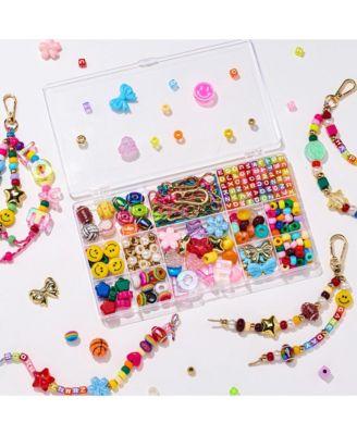 421 Piece DIY Bag Charm And Keychain Making Craft Kit