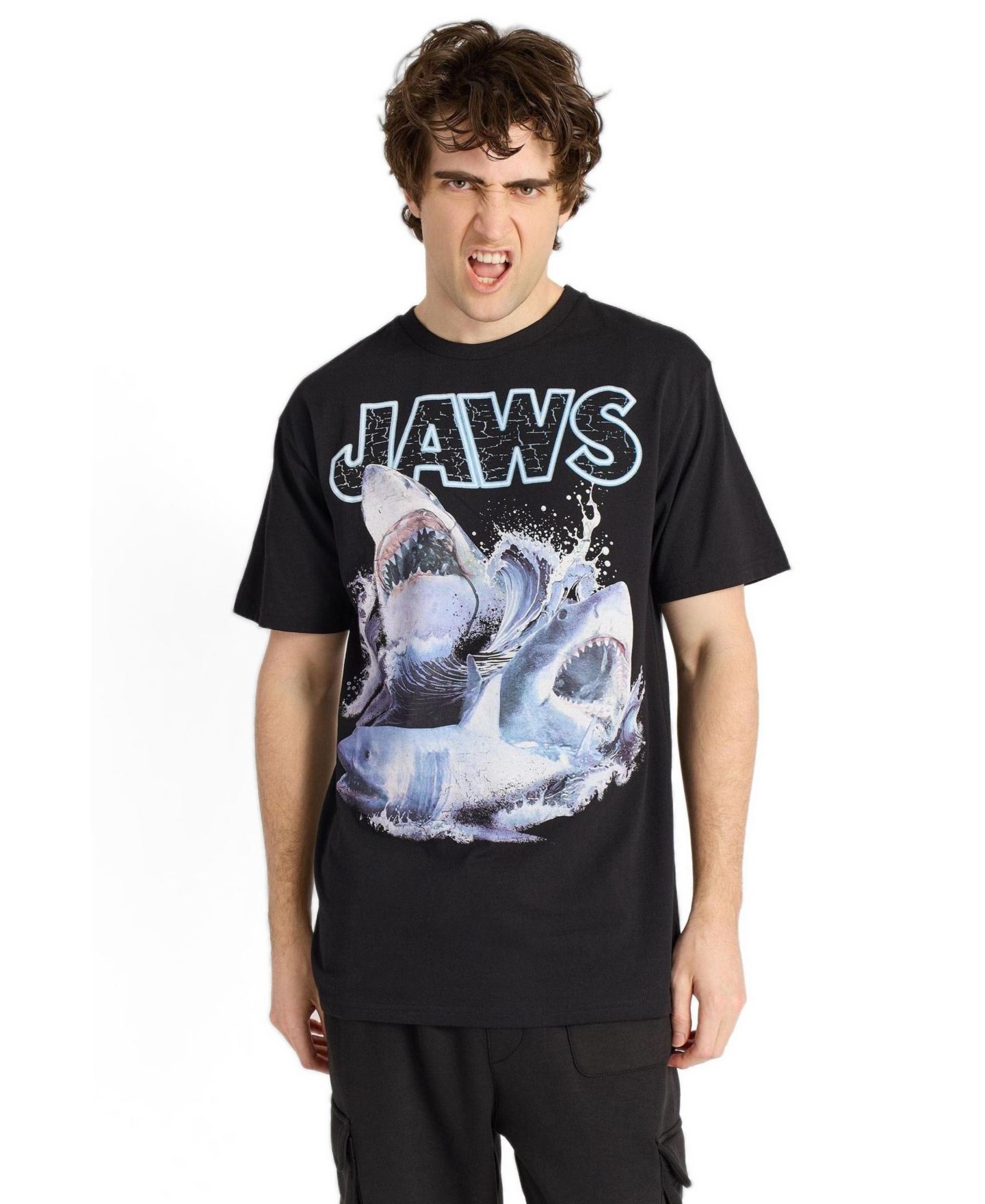 Мужская футболка Reason Jaws Shark Attack Graphic — фото 2