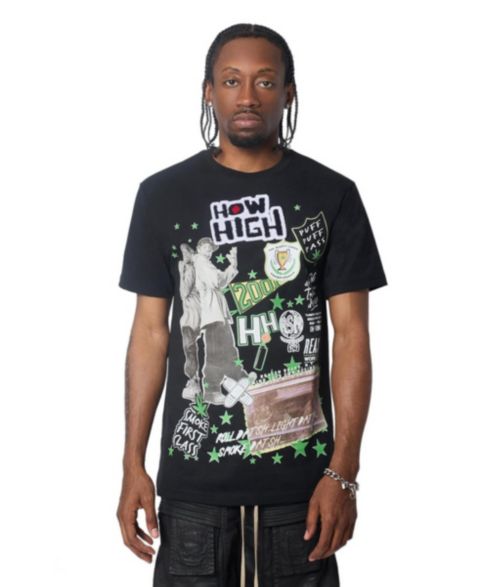 Мужская футболка Reason How High Trust Graphic Embroidered, цвет: Чёрный