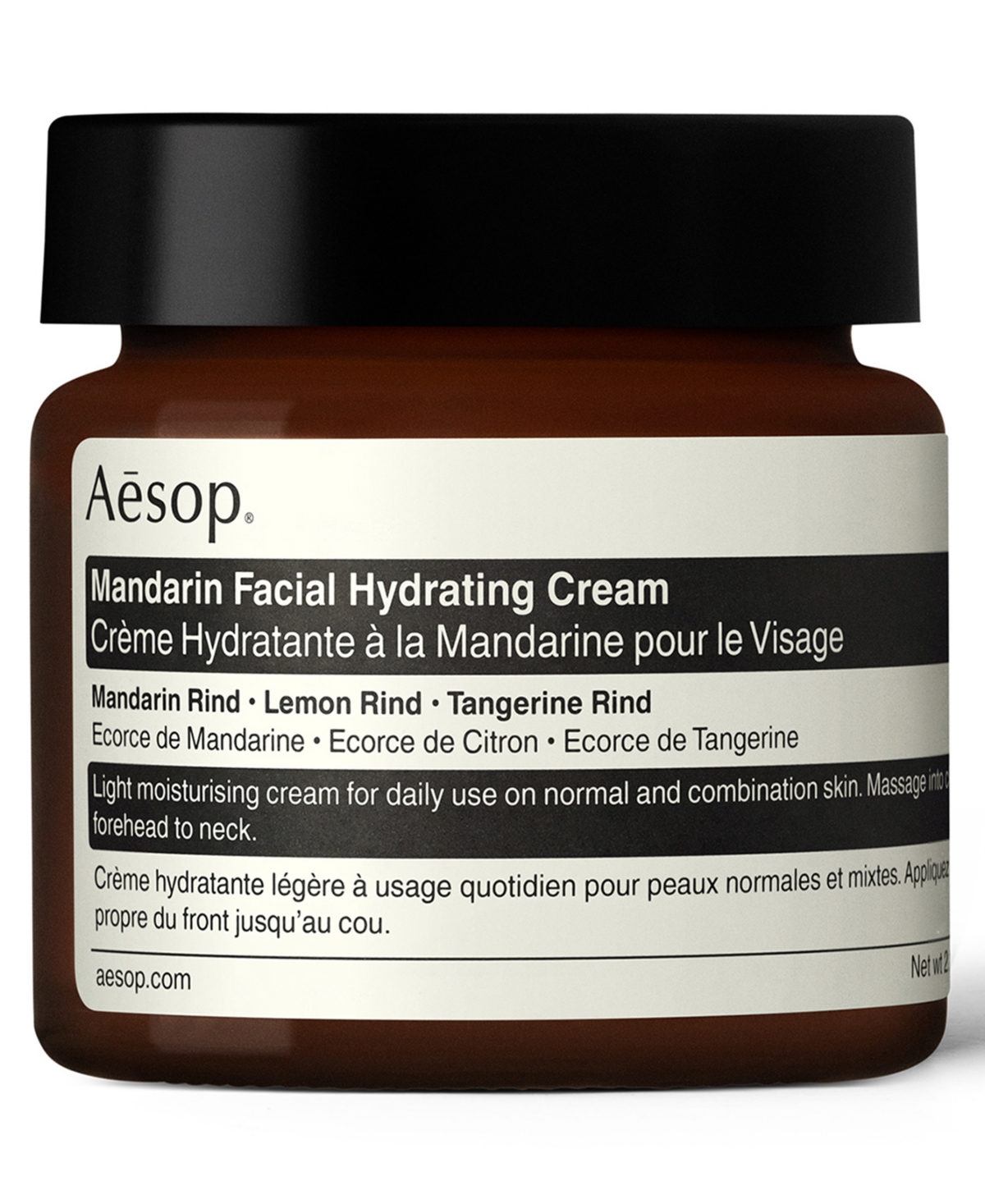 Aesop Mandarin Facial Hydrating Cream, 2.0 oz.