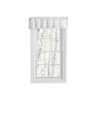 Home Classic Narrow Ruffle Rod Pocket Valance
