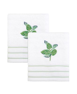Tropiluxe Cotton 2-Piece Hand Towel Set