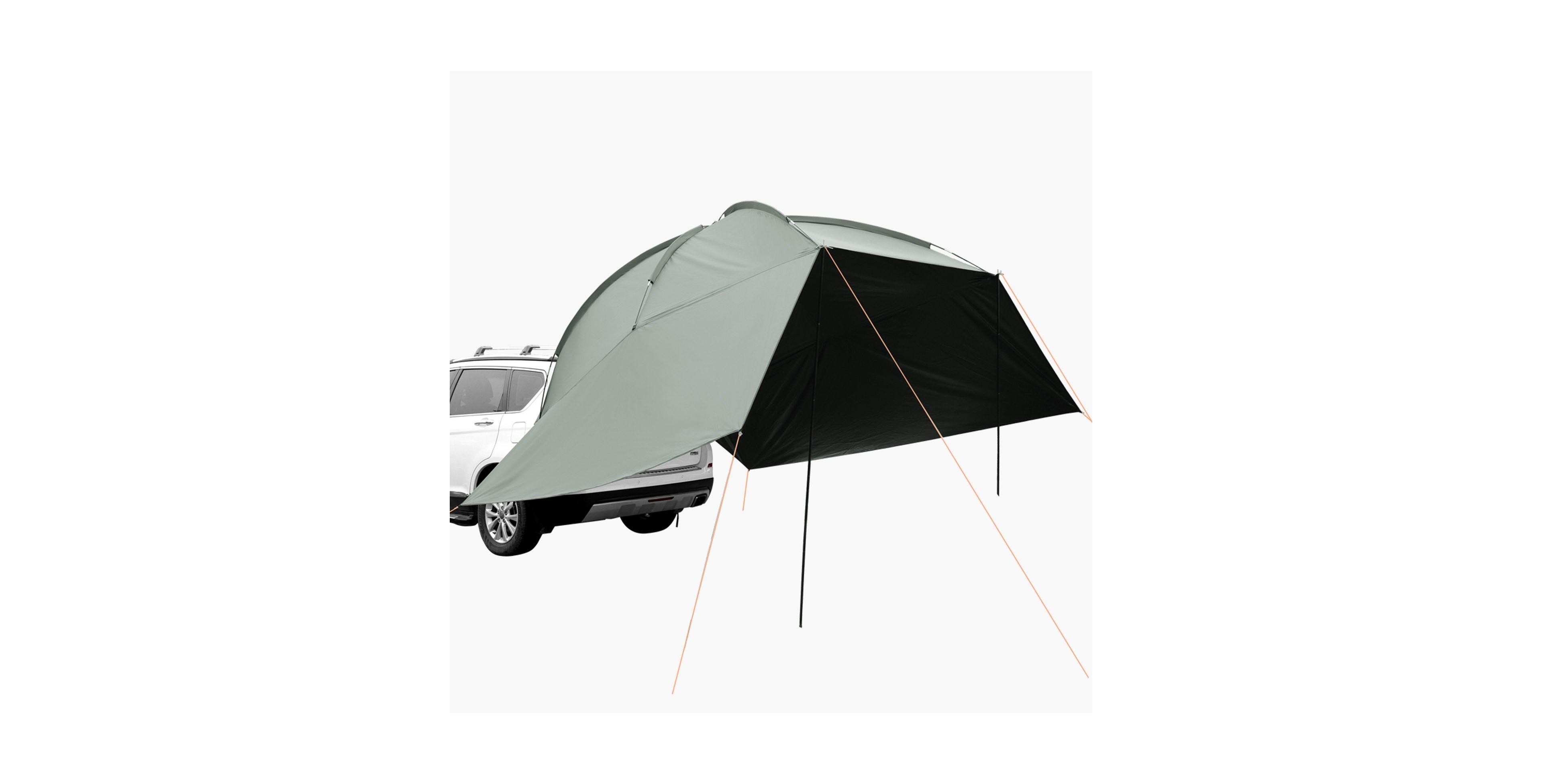 Sugift 10 x 7 Ft Vehicle Side Awning for Truck Suv Van and Camper Tent