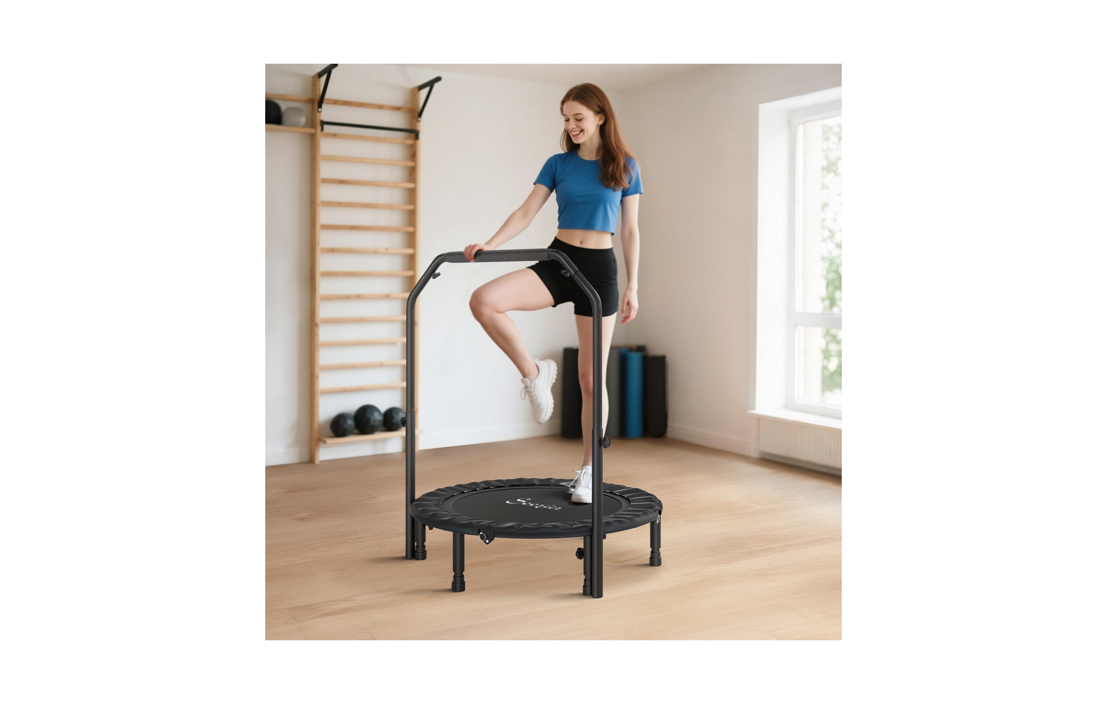 Sevorley Exercise Trampoline, Steel, Pp, Oxford Fabric Construction