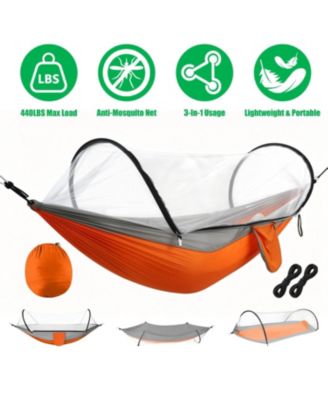 3-in-1 Camping Hammock with Automatic Pop-Up Mosquito Net