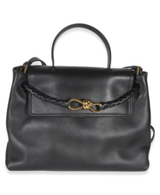 Black Silky Calfskin Medium Ciao Ciao