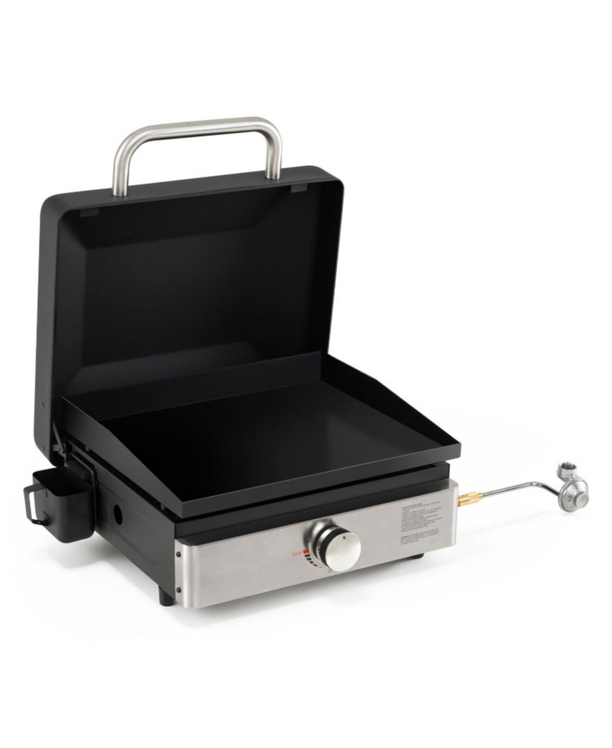 Hongge 1-Burner Portable Gas Griddle with Ceramic Cooking Plate Grills