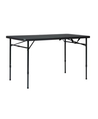 4 Foot Fold-in-Half Adjustable Folding Table, Rich Shipment from, Versatile Use: Appropriate for both indoor