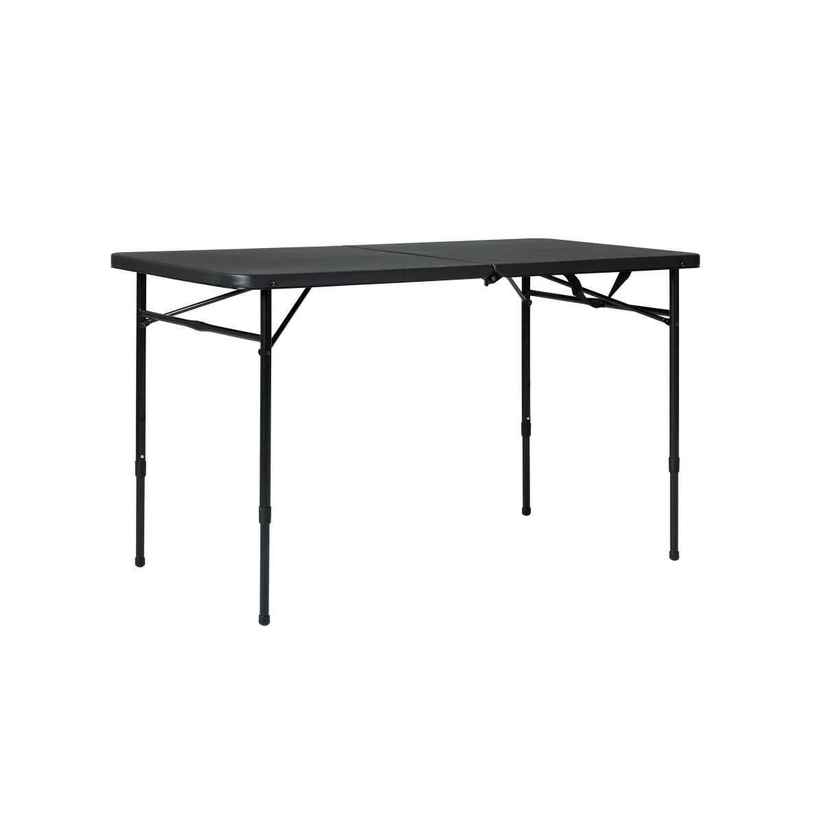 Sevorley 4 Foot Fold-in-Half Adjustable Folding Table, Rich Shipment from, Versatile Use: Appropriate for both indoor