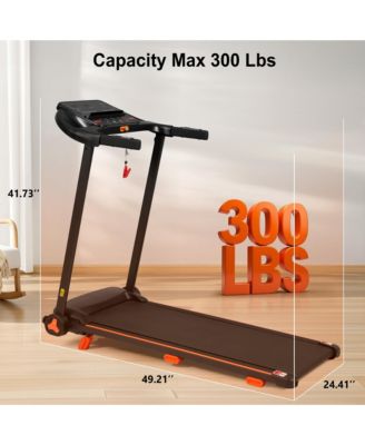 NEW Treadmills for Home, 2.5HP Quiet Folding Treadmill with Heart Rate Sensor, 300lbs Weight Capacity, 7.5MPH, Incline Treadmill