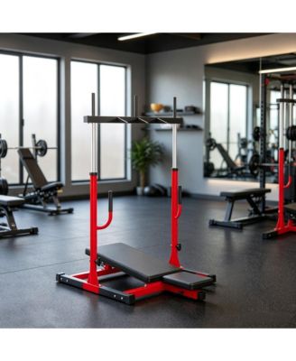 Heavy-Duty Vertical Leg Press Machine with Adjustable Leg, Back and Head Positions, 1-inch Standard Plate Compatible Strength