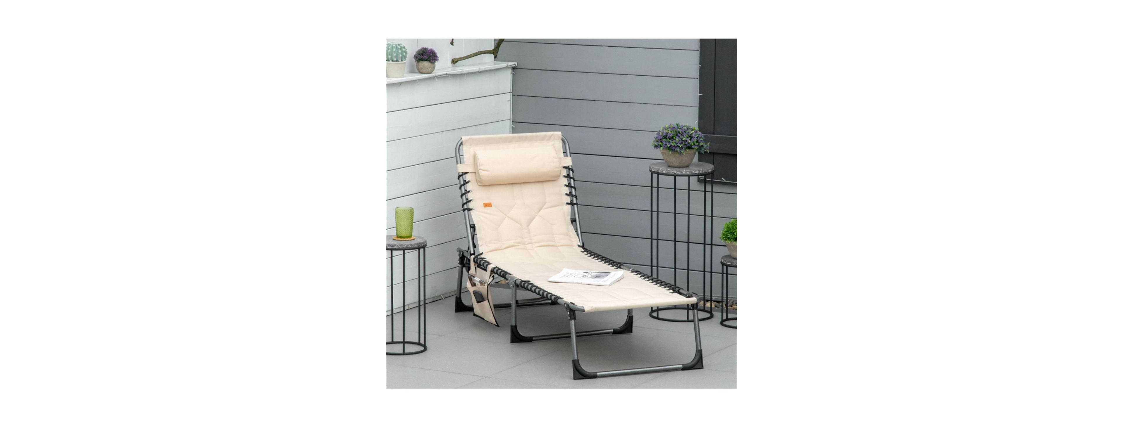 Sevorley Folding Lounge Chairsbeach chair,Foam Construction