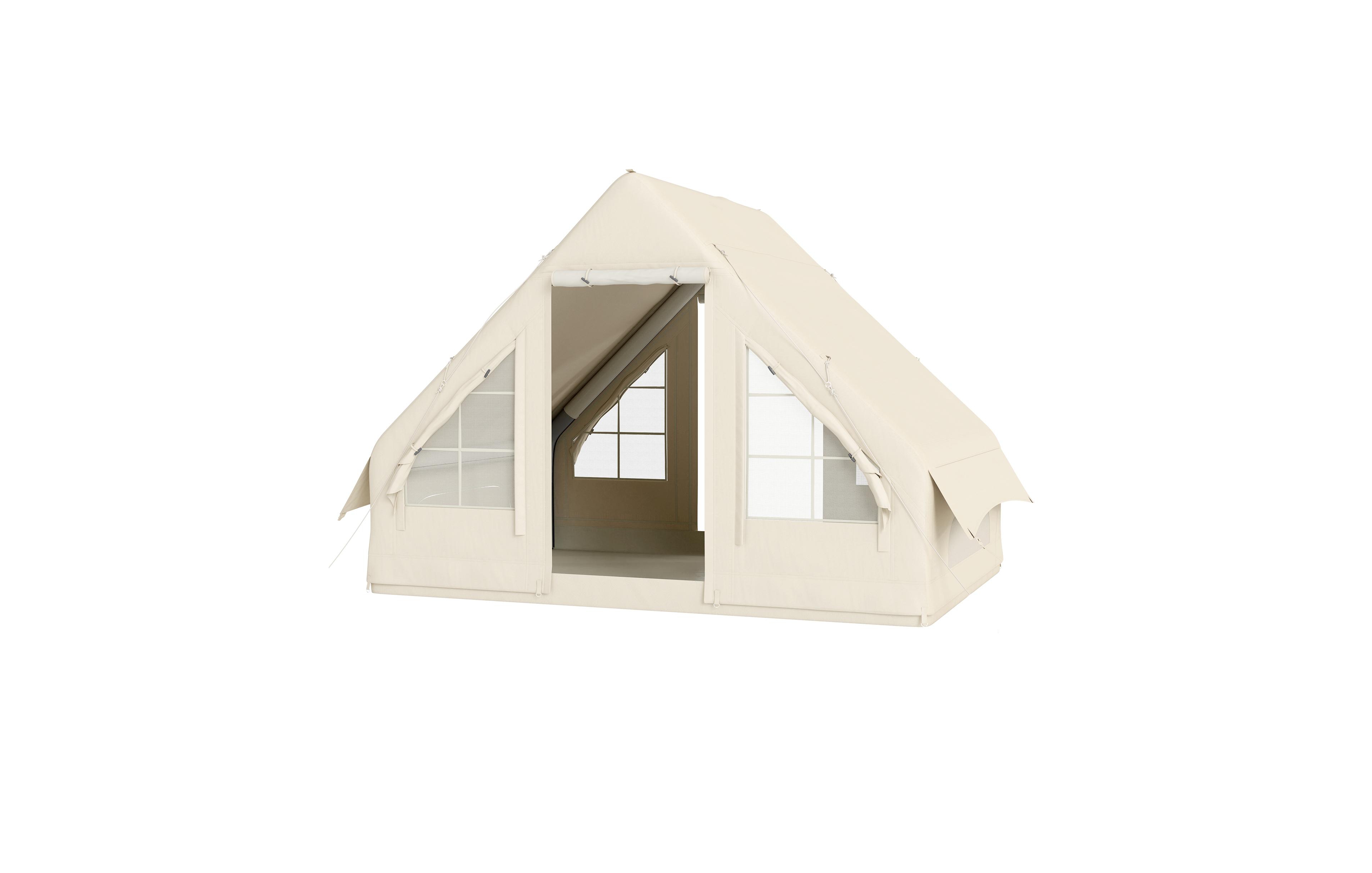 Sevorley Camping Tent, Sand, 420D Oxford Fabric Construction