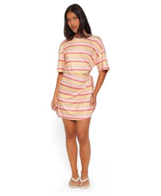 Women's Gerrica Stripe Short-Sleeve Mini Dress