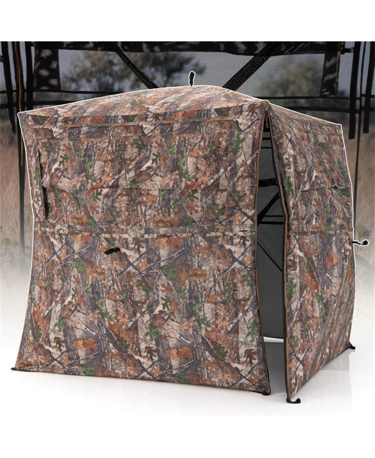 Sevorley Outdoor hunting tent one-way transparent, Camouflage, 150D Polyester Fabric with Pu Coating Construction