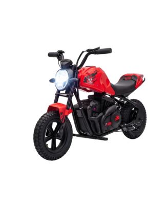 24V 180W Kids Electric Motorcycle with 24V Brushless Motor, 3-Speed Control & 12" Pneumatic Tires, 110 lb Capacity, Ages 6+