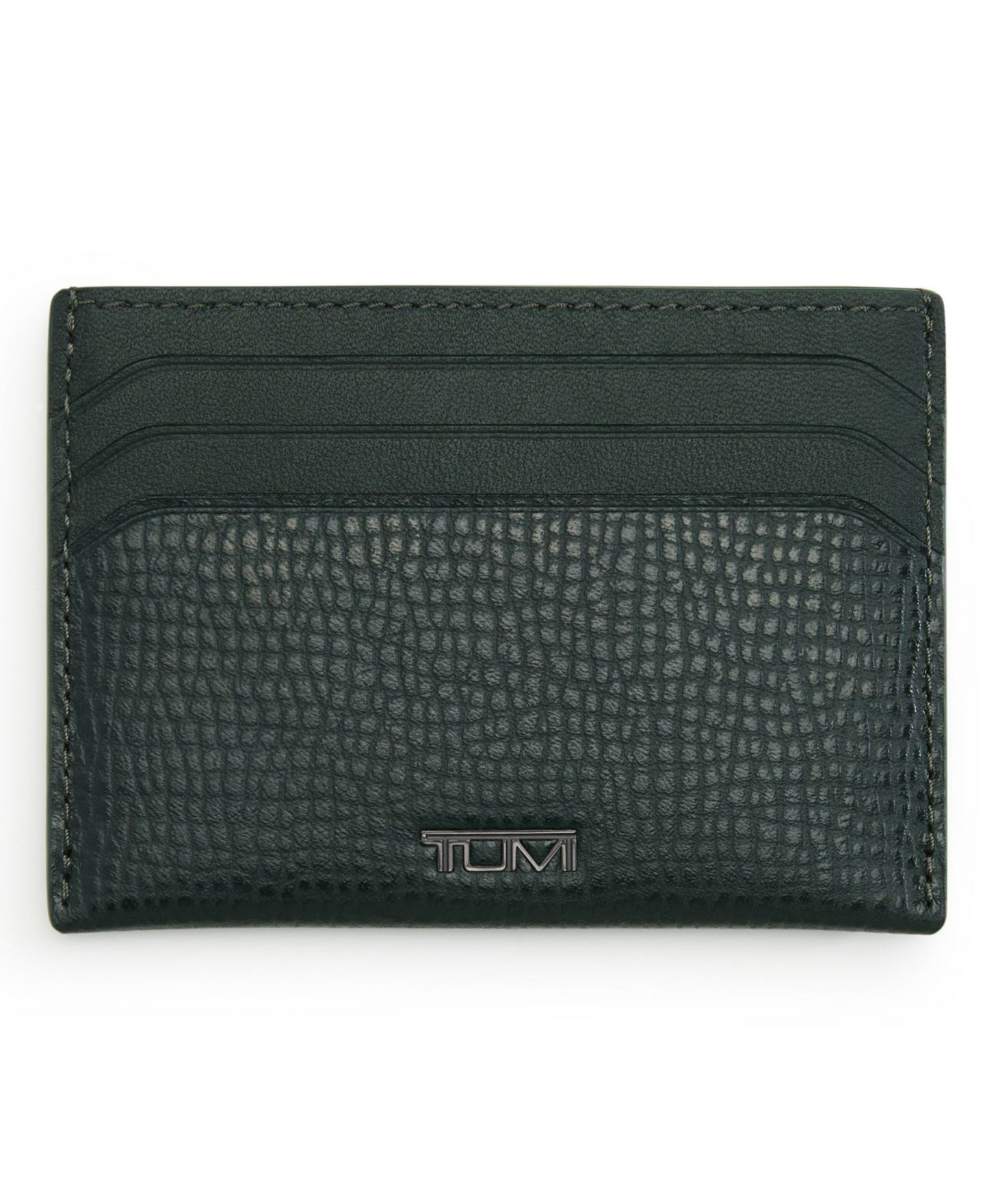 Мужской кошелёк TUMI Nassau 6 CC Slim Card Case, цвет: Глубокий сосновый — фото 1