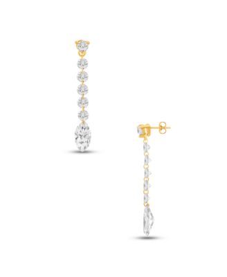 Lab-Grown Diamond Drop Earrings (2 ct. t.w.) in 14k Yellow Gold