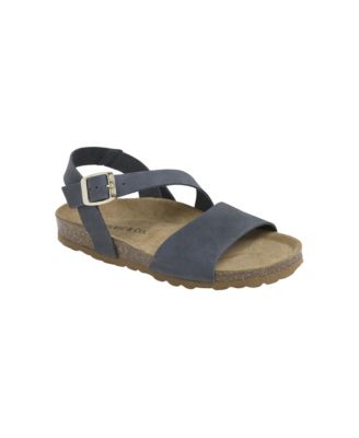 Women's Aysmetric Strap Ankle-Strap Arch-Support Flatform Sandals