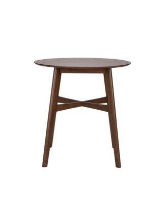 Brown Round Dining Table - Elegant Small Round Kitchen Table for Any Space