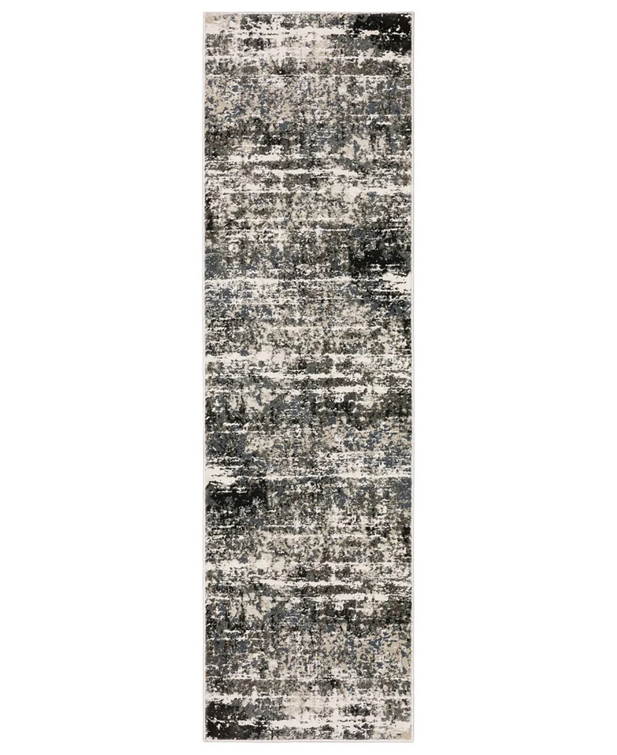 RRAY10068230ST 2 ft. 3 in. x 7 ft. 6 in. Raylan RAY10 Casual & Contemporary Power Loomed Rectangle Area Rug, Ivory