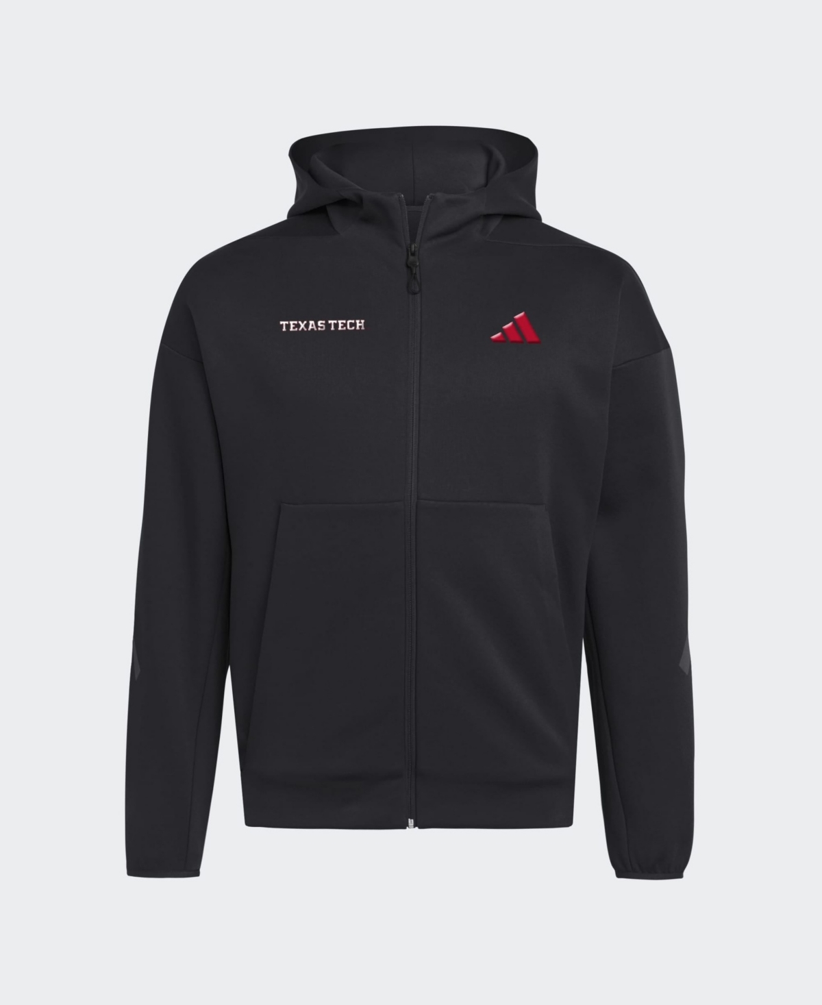 Adidas Men's Black Texas Tech Red Raiders Z.n.e Full-Zip Hoodie - Black