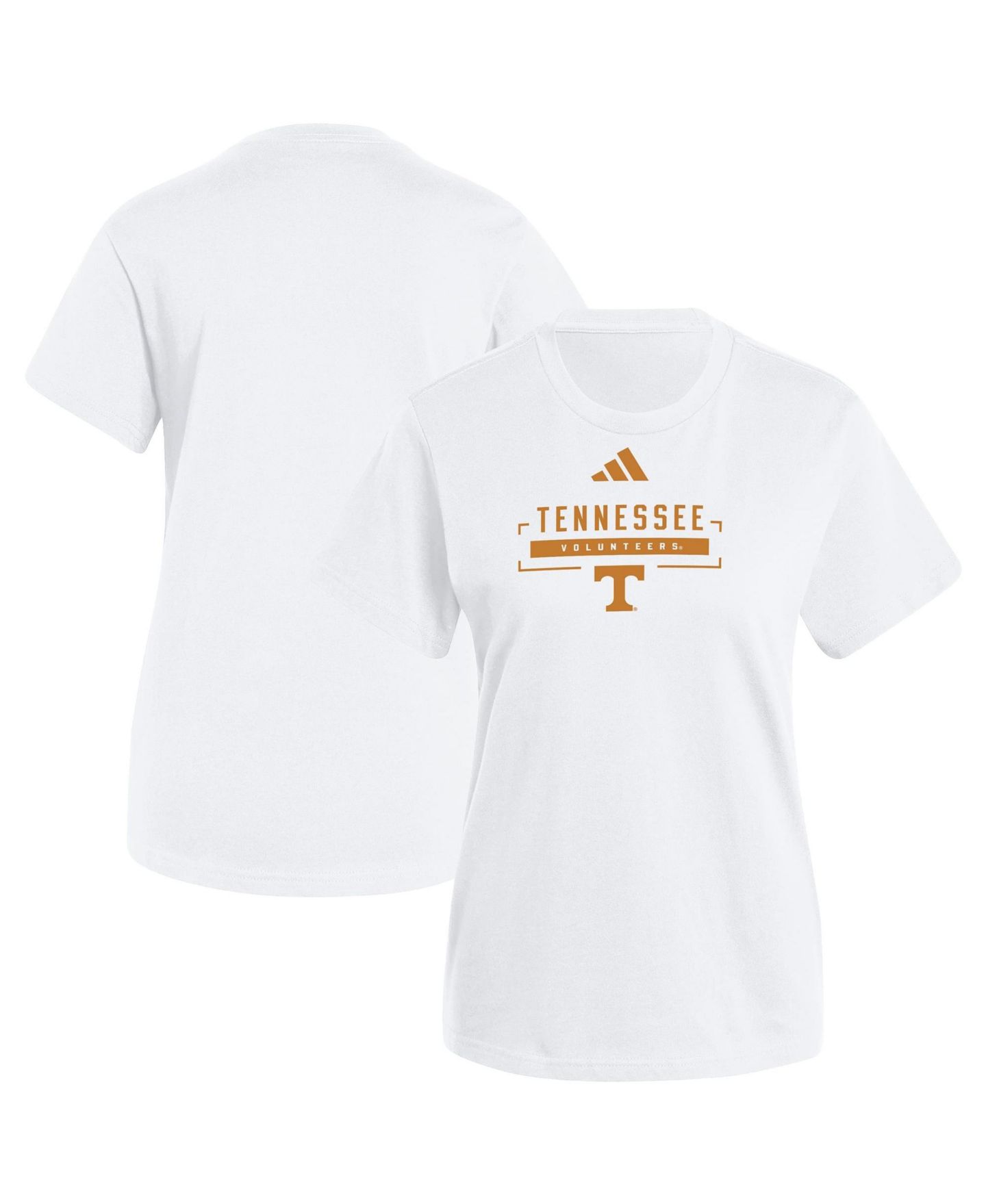 Женская футболка adidas White Tennessee Volunteers Core — фото 1