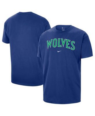 Men's Blue Minnesota Timberwolves Twill Logo T-Shirt