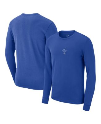 Men's Royal Dallas Mavericks 2026 Standard Issue Practice Long Sleeve T-Shirt