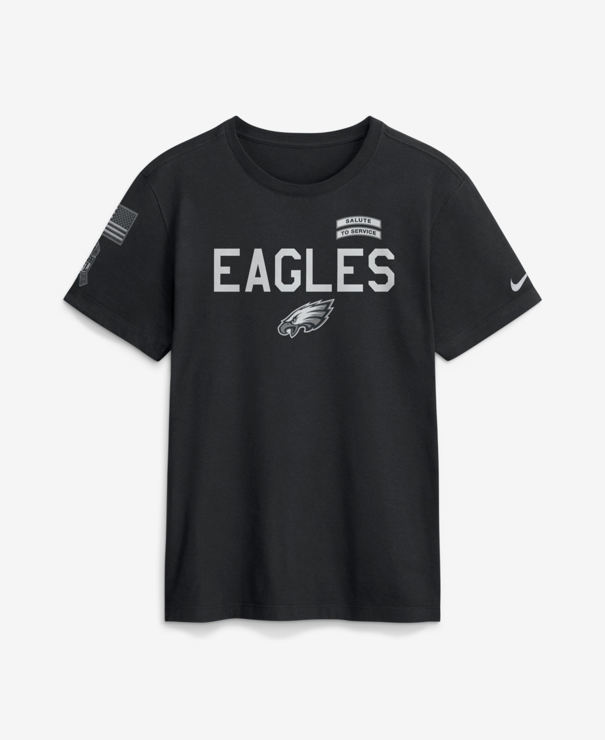 Nike Men's Black Philadelphia Eagles 2026 Salute to Service Sideline Dri-fit T-Shirt