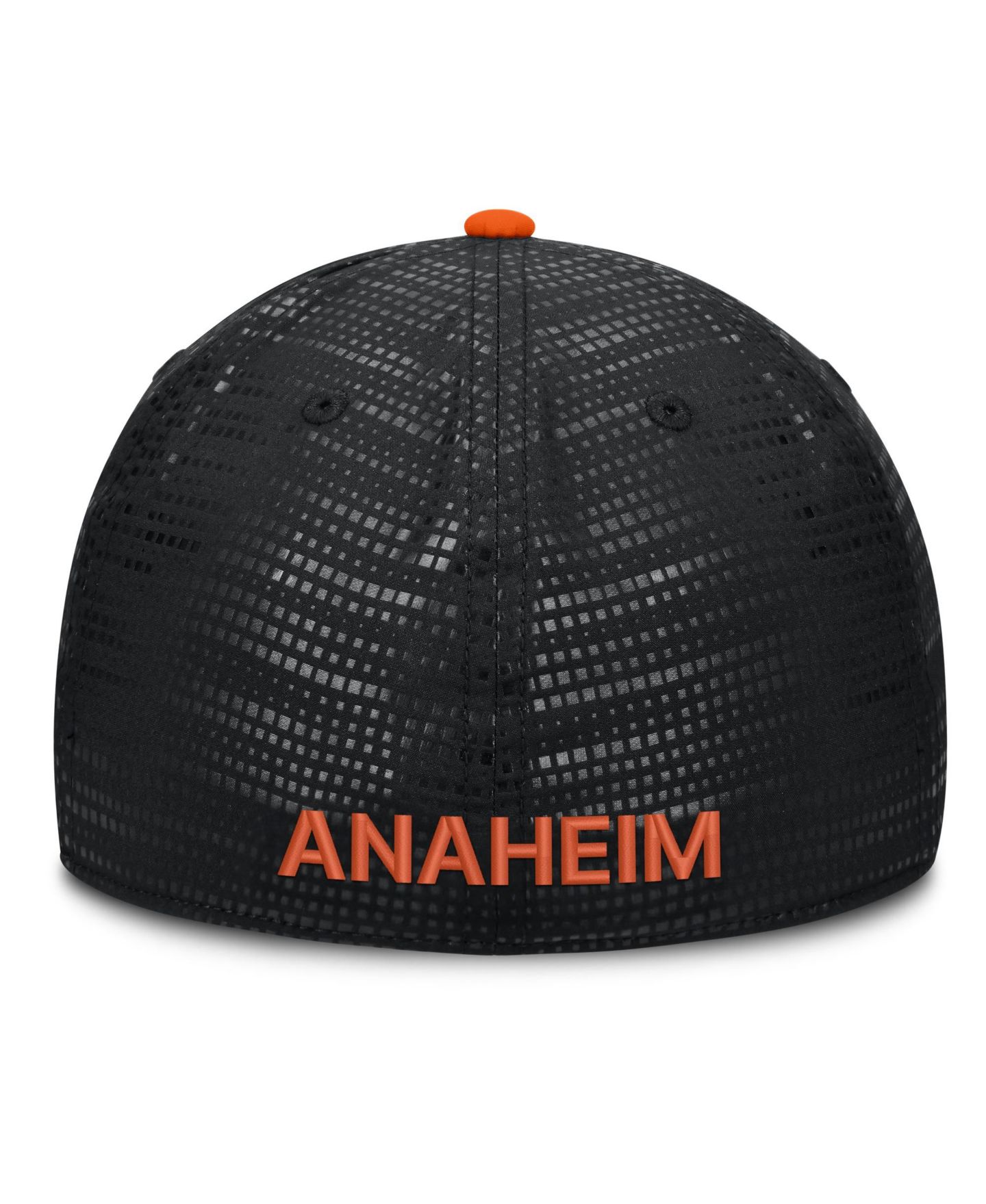 Мужской головной убор Fanatics Black Anaheim Ducks Authentic Pro Rink Debossed Stretch Fit Hat — фото 4