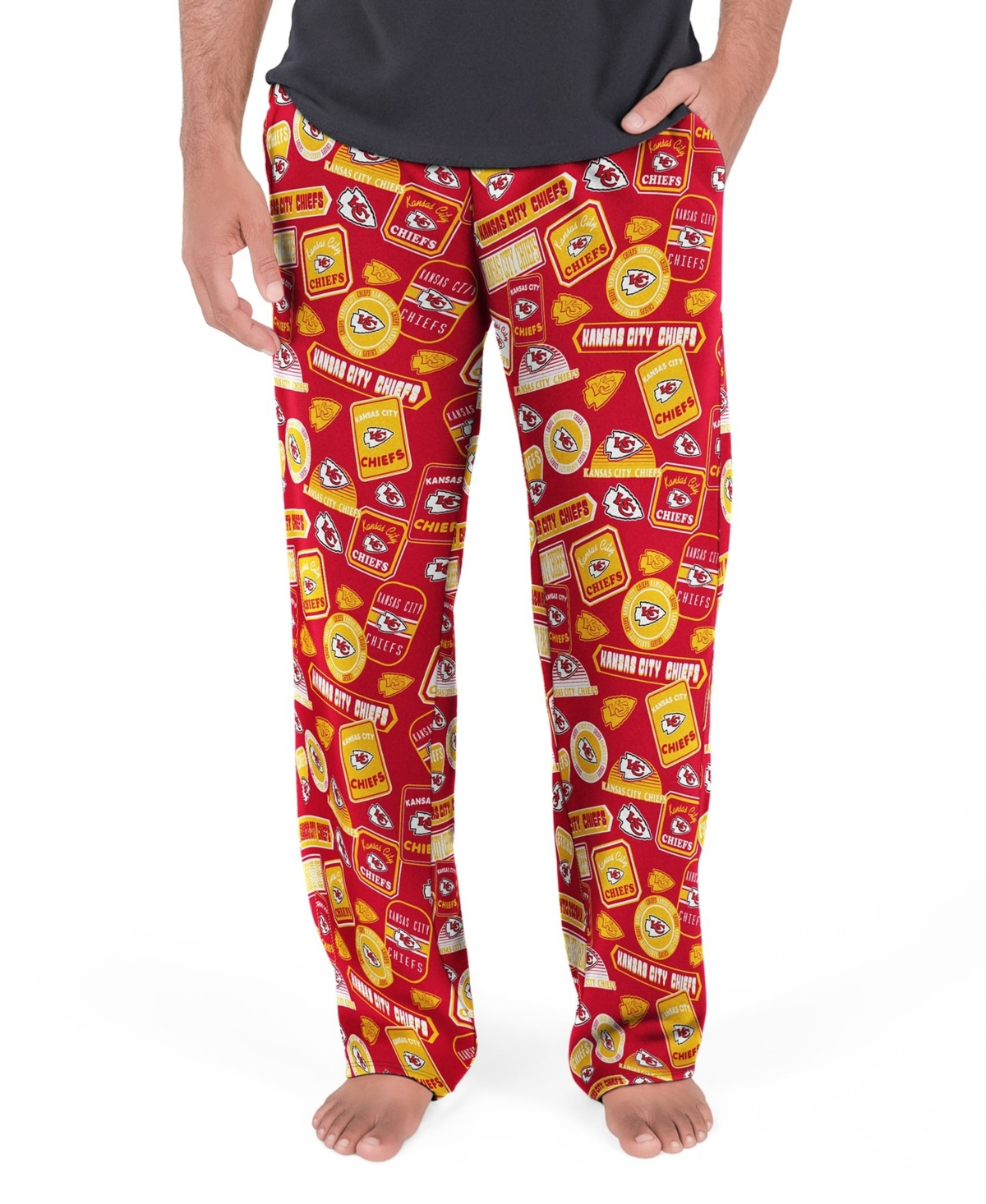Concepts Sport Men's Red Kansas City Chiefs Grady Sleep Pants