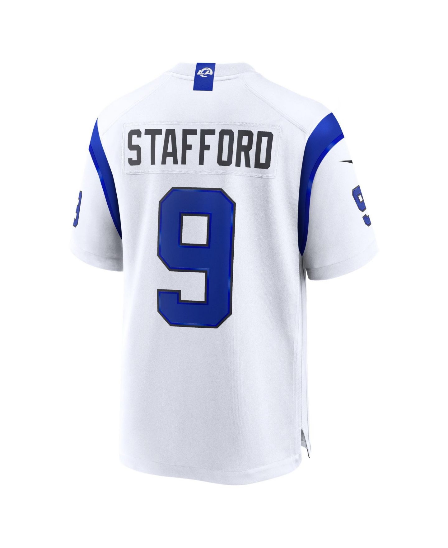 Мужской топ Nike Matthew Stafford Los Angeles Rams Fearsome White Game Jersey — фото 3