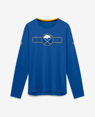 Men's Royal Buffalo Sabres Authentic Pro Rink Tech Long Sleeve T-Shirt