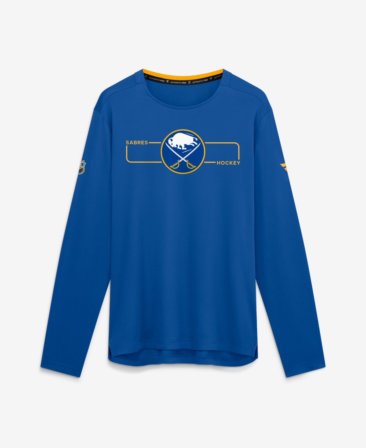 Fanatics Men's Royal Buffalo Sabres Authentic Pro Rink Tech Long Sleeve T-Shirt