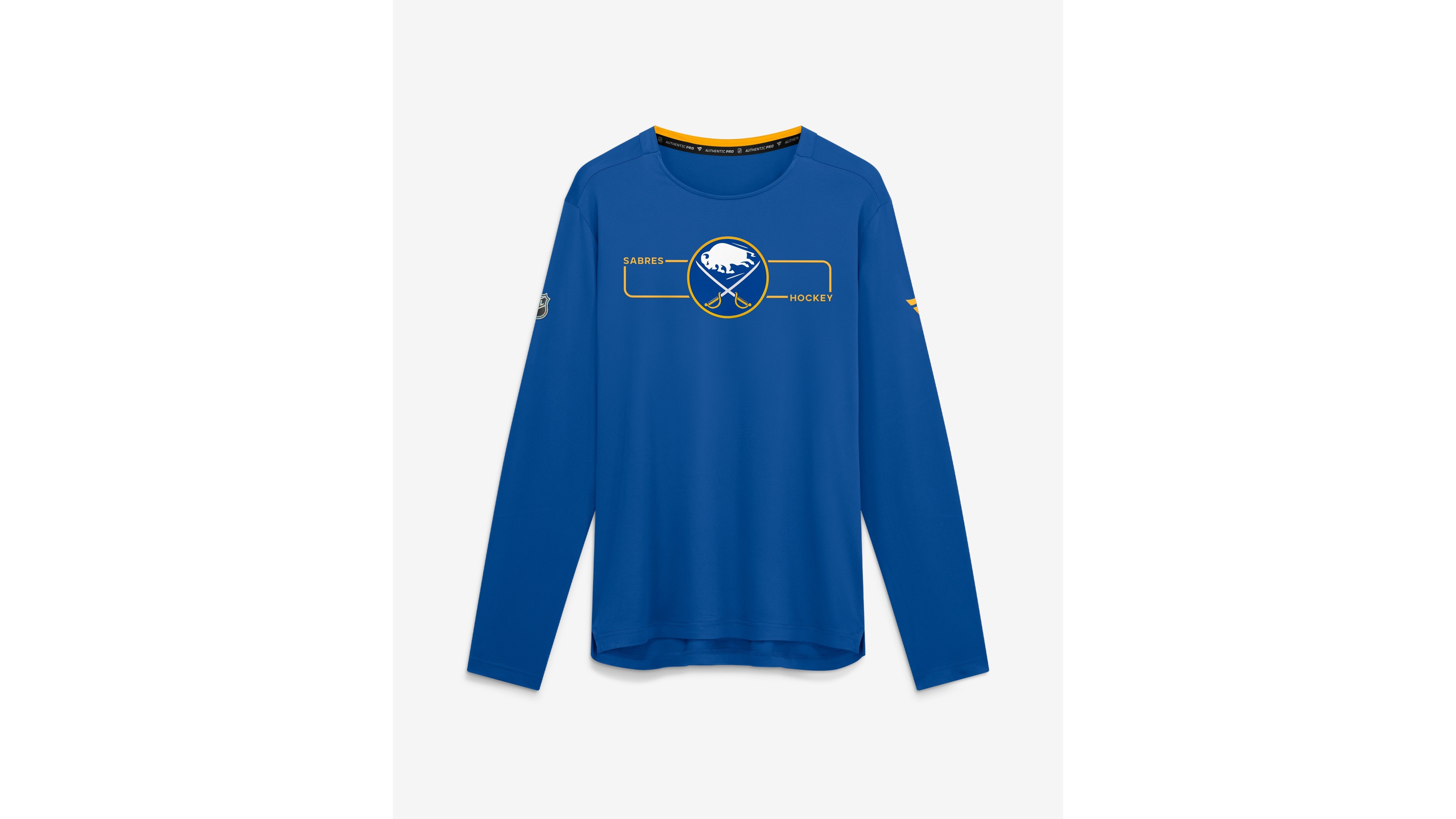 Fanatics Men's Royal Buffalo Sabres Authentic Pro Rink Tech Long Sleeve T-Shirt
