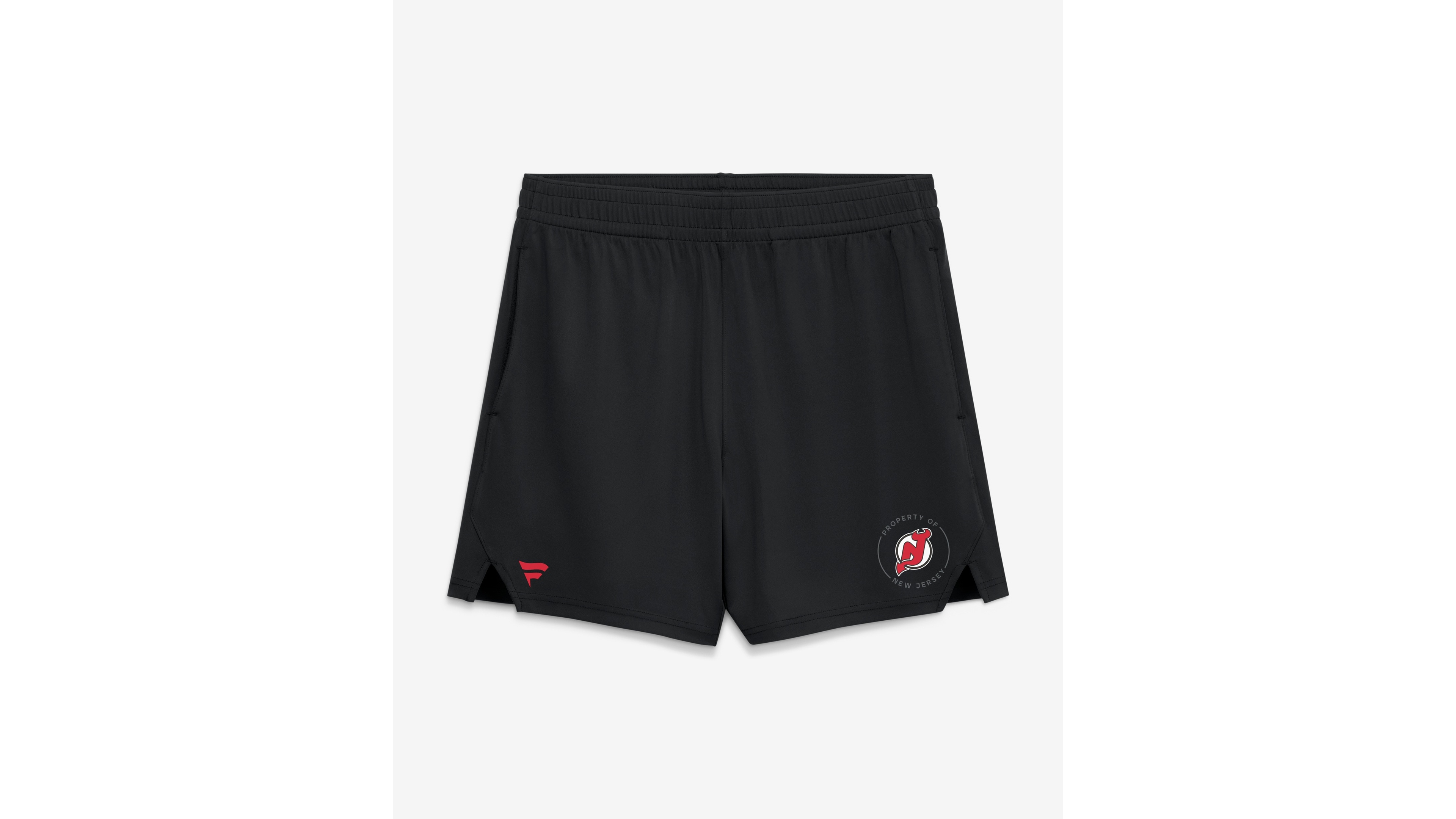 Fanatics Men's Black New Jersey Devils Authentic Pro Training Shorts