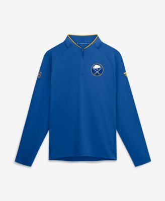 Men's Royal Buffalo Sabres Authentic Pro Rink Lightweight Quarter-Zip Pullover