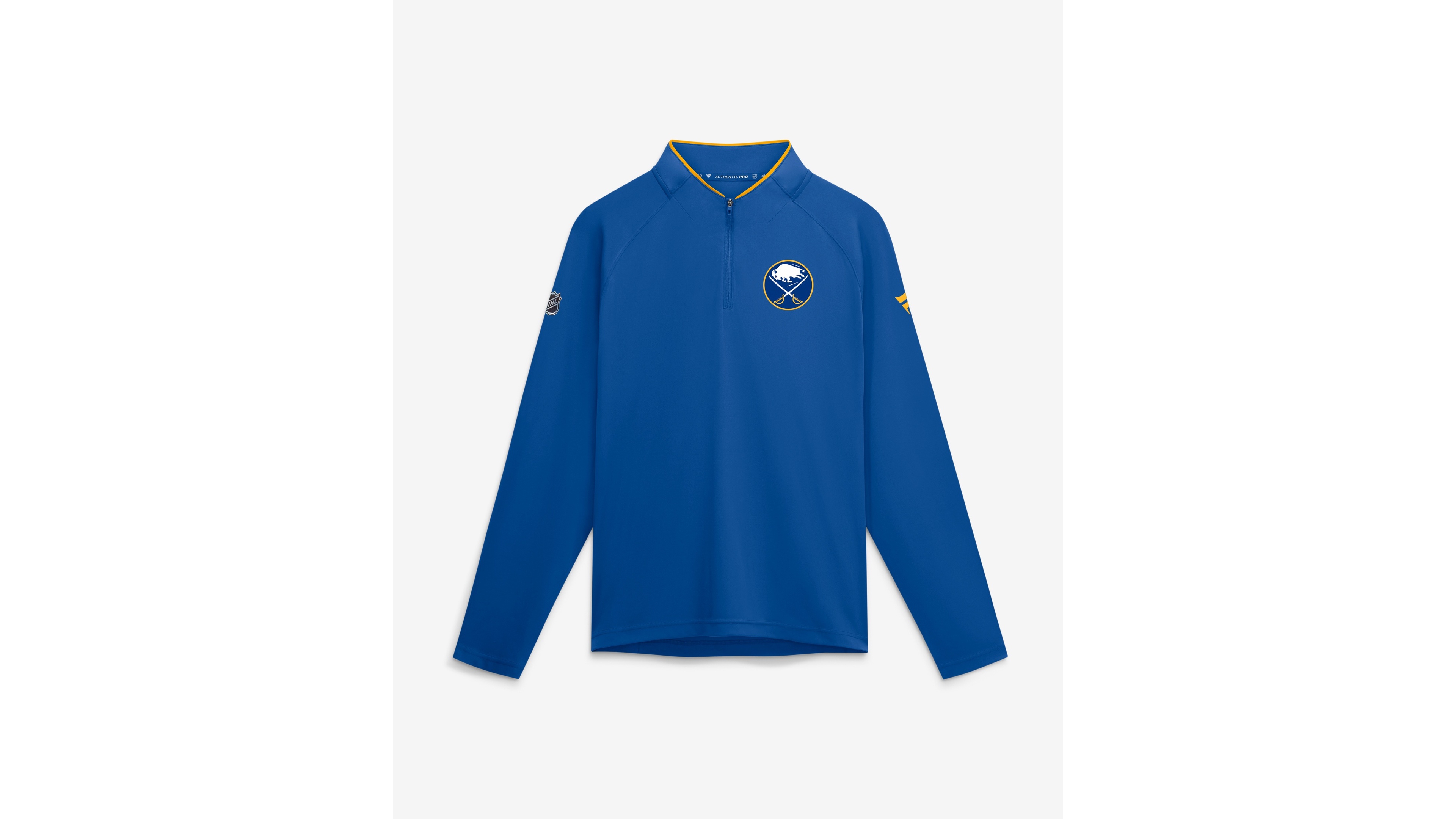 Fanatics Men's Royal Buffalo Sabres Authentic Pro Rink Lightweight Quarter-Zip Pullover